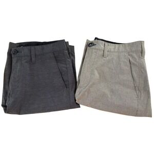 Billabong Crossfire Submersibles Hybrid Shorts Mens 30 Grey Tan Bundle 2 Pairs